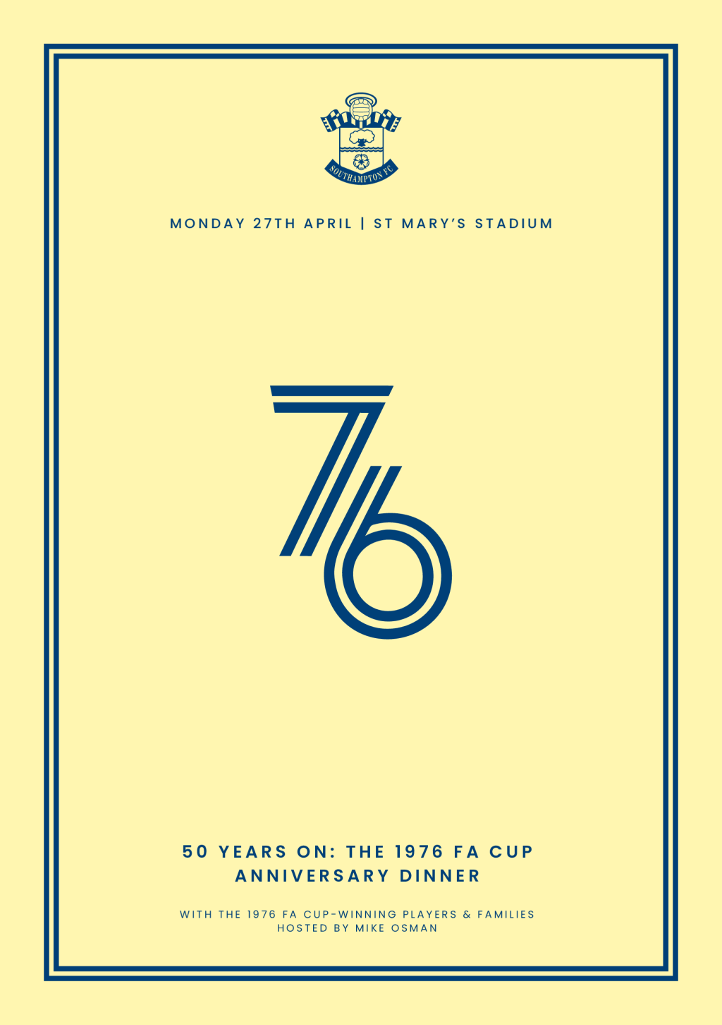 The 1976 Anniversary Dinner